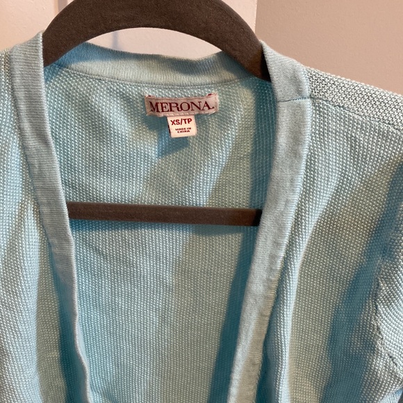 XS blue Merona cardigan - Picture 4 of 4